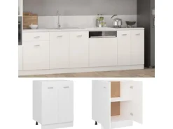 Online vidaXL Unterschrank Weiß 60x46x81,5 cm Holzwerkstoff