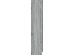 New vidaXL Vitrinenschrank Grau Sonoma 82,5x30,5x150 cm Holzwerkstoff