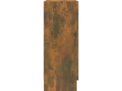 vidaXL Vitrinenschrank Räuchereiche 82,5x30,5x80 cm Holzwerkstoff