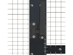 vidaXL Voliere Anthrazit 179x100x185 cm Aluminium
