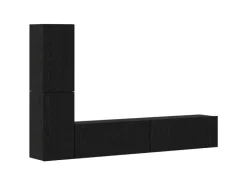 Sale vidaXL Wand TV Schrank Schwarz Eichen-Optik Holzwerkstoff 3393271