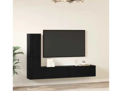 Sale vidaXL Wand TV Schrank Schwarz Eichen-Optik Holzwerkstoff 3393271