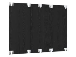 Hot vidaXL Wand TV Schrank Schwarz Eichen-Optik 120 x 23,5 x 90 cm 875187 Eiche Schwarz