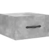 Hot vidaXL Wand-Nachttisch Betongrau 35x35x20 cm Modell 7