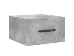 Hot vidaXL Wand-Nachttisch Betongrau 35x35x20 cm Modell 7