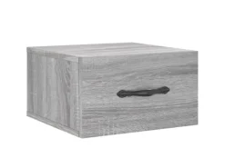 Hot vidaXL Wand-Nachttisch Grau Sonoma 35x35x20 cm Modell 6