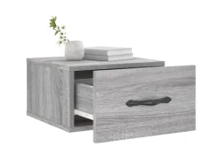 Hot vidaXL Wand-Nachttisch Grau Sonoma 35x35x20 cm Modell 6