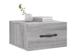 Hot vidaXL Wand-Nachttisch Grau Sonoma 35x35x20 cm Modell 6