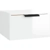 Online vidaXL Wand-Nachttisch Hochglanz-Weiß 34x30x20 cm