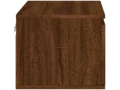 Online vidaXL Wand-Nachttisch mit LED-Leuchten Braun Eichen-Optik Modell 4