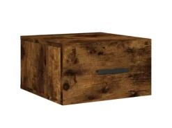 vidaXL Wand-Nachttisch Räuchereiche 35x35x20 cm Modell 3