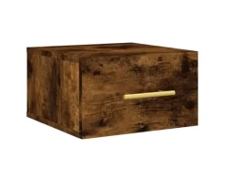 vidaXL Wand-Nachttisch Räuchereiche 35x35x20 cm Modell 1