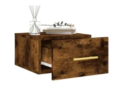 vidaXL Wand-Nachttisch Räuchereiche 35x35x20 cm Modell 1