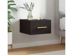vidaXL Wand-Nachttisch Schwarz 35x35x20 cm Modell 7