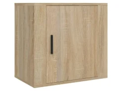 Outlet vidaXL Wand-Nachttisch Sonoma-Eiche 50x30x47 cm