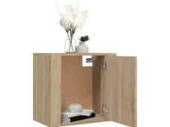 Outlet vidaXL Wand-Nachttisch Sonoma-Eiche 50x30x47 cm