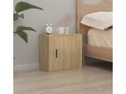 Outlet vidaXL Wand-Nachttisch Sonoma-Eiche 50x30x47 cm