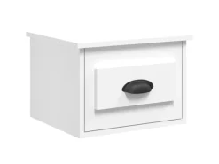 Hot vidaXL Wand-Nachttisch Weiß 41,5x36x28 cm
