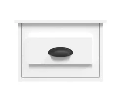 Hot vidaXL Wand-Nachttisch Weiß 41,5x36x28 cm