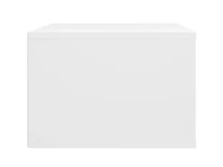 vidaXL Wand-Nachttisch Weiß 50x36x25 cm