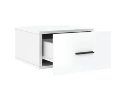 Best vidaXL Wand-Nachttische 2 Stk Hochglanz-Weiß 35x35x20 cm Modell 7