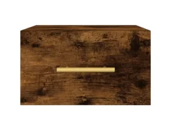 vidaXL Wand-Nachttische 2 Stk Räuchereiche 35x35x20 cm Modell 6