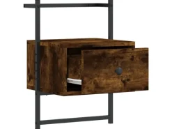 Hot vidaXL Wand-Nachttische 2 Stk Räuchereiche 35x30x51 cm Holzwerkstoff