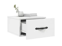 Hot vidaXL Wand-Nachttische 2 Stk Weiß 35x35x20 cm Modell 2