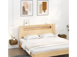 vidaXL Wand-Nachttische 2 Stk Räuchereiche 35x35x20 cm Modell 1