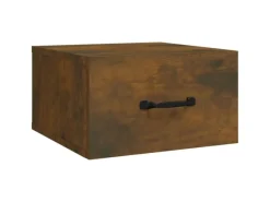 vidaXL Wand-Nachttische 2 Stk Räuchereiche 35x35x20 cm Modell 1