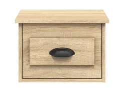 vidaXL Wand-Nachttische 2 Stk Sonoma-Eiche 41,5x36x28 cm