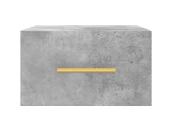 New vidaXL Wand-Nachttische 2 Stk Betongrau 35x35x20 cm Modell 5