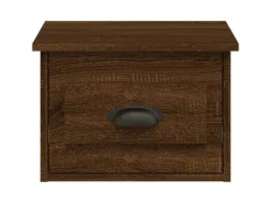 vidaXL Wand-Nachttische 2 Stk Braun Eichen-Optik 41,5x36x28 cm