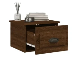 vidaXL Wand-Nachttische 2 Stk Braun Eichen-Optik 41,5x36x28 cm