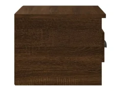 vidaXL Wand-Nachttische 2 Stk Braun Eichen-Optik 41,5x36x28 cm