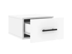 vidaXL Wand-Nachttische 2 Stk Weiß 35x35x20 cm Modell 5