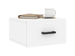 Discount vidaXL Wand-Nachttische 2 Stk Weiß 35x35x20 cm Modell 7