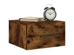 Sale vidaXL Wand-Nachttische 2 Stk Räuchereiche 35x35x20 cm Modell 2