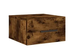 Sale vidaXL Wand-Nachttische 2 Stk Räuchereiche 35x35x20 cm Modell 2