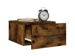 Sale vidaXL Wand-Nachttische 2 Stk Räuchereiche 35x35x20 cm Modell 2