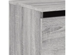 Online vidaXL Wand-Nachttische mit LED-Leuchten 2 Stk Grau Sonoma Modell 4