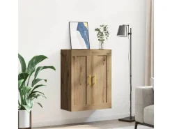 vidaXL Wandschrank Artisan-Eiche 69,5 x 34 x 90 cm Holzwerkstoff 882425