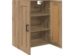 vidaXL Wandschrank Artisan-Eiche 69,5 x 34 x 90 cm Holzwerkstoff 882431