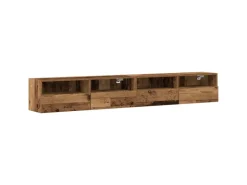 Sale vidaXL Wand-TV-Schrank 2 Stk 100x30x30cm Holzwerkstoff 862189 Altholz