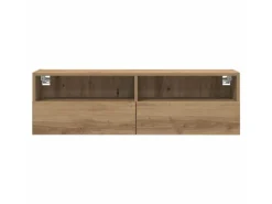 vidaXL Wand-TV-Schrank 2 Stk Artisan-Eiche 100x30x30cm Holzwerkstoff 862191