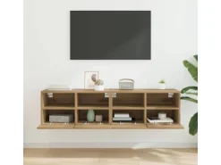 vidaXL Wand-TV-Schränke 2 Stk Artisan-Eiche 60 x 30 x 30 cm Holzwerkstoff 882925