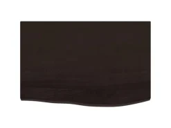 New vidaXL Waschtischplatte Dunkelgrau 60x40x4 cm Massivholz Behandelt