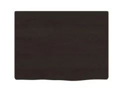 Discount vidaXL Waschtischplatte Dunkelgrau 40x30x2 cm Massivholz Behandelt