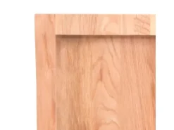 vidaXL Waschtischplatte Hellbraun 120x50x4 cm Massivholz Behandelt