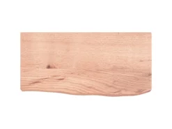 vidaXL Waschtischplatte Hellbraun 60x30x6 cm Massivholz Behandelt